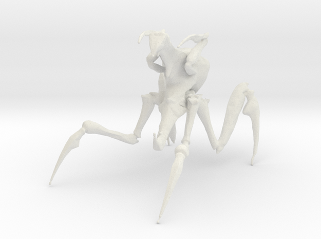 Arachnid Bug 5 in White Natural Versatile Plastic
