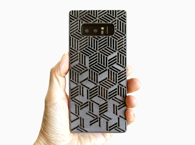 Samsung Galaxy Note 8 case_Rhombus in Gray PA12