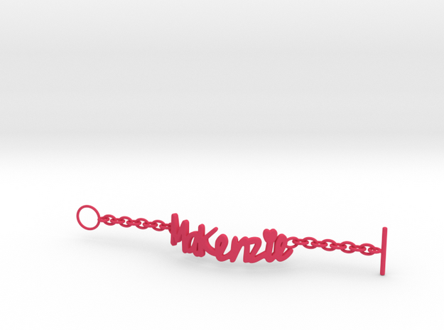 MaKenzie Bracelet in Pink Processed Versatile Plastic