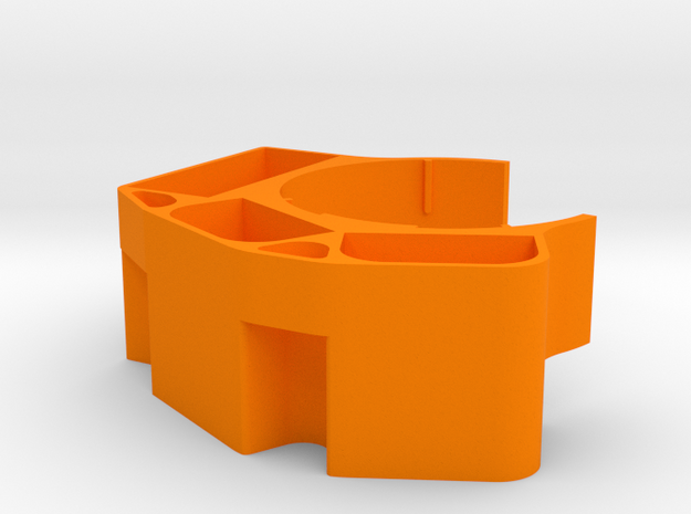 Preston Battery Holder for Left RoboCup Cupholder in Orange Processed Versatile Plastic