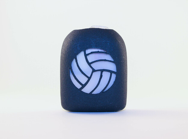 Volleyball - Omnipod Pod Cover in Black Natural Versatile Plastic