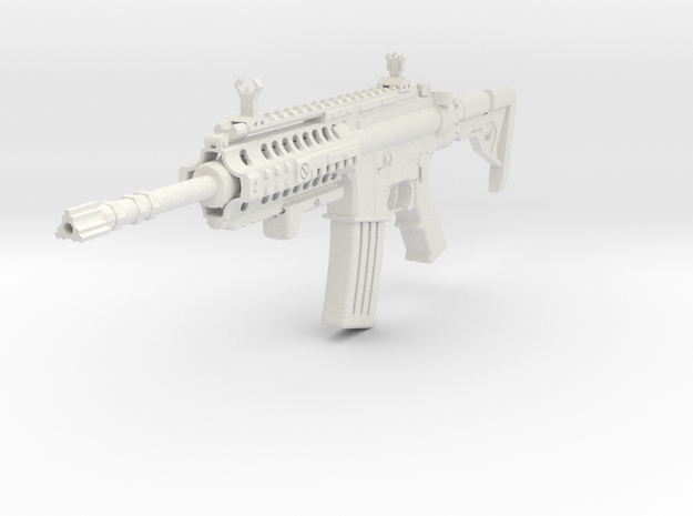 Insanity M4 Rifle in White Natural Versatile Plastic