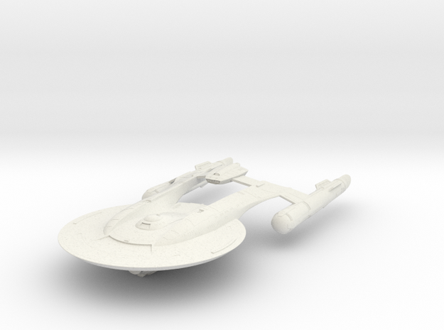 Discovery time line USS AKIRA  V2 5" in White Natural Versatile Plastic