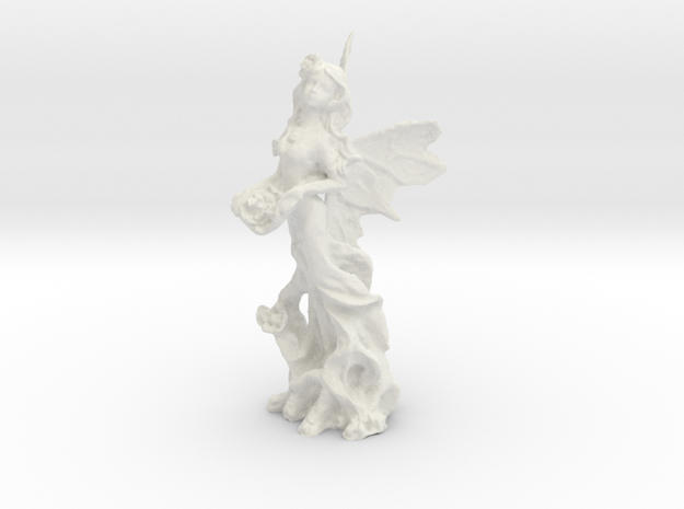 Fairy in White Natural Versatile Plastic