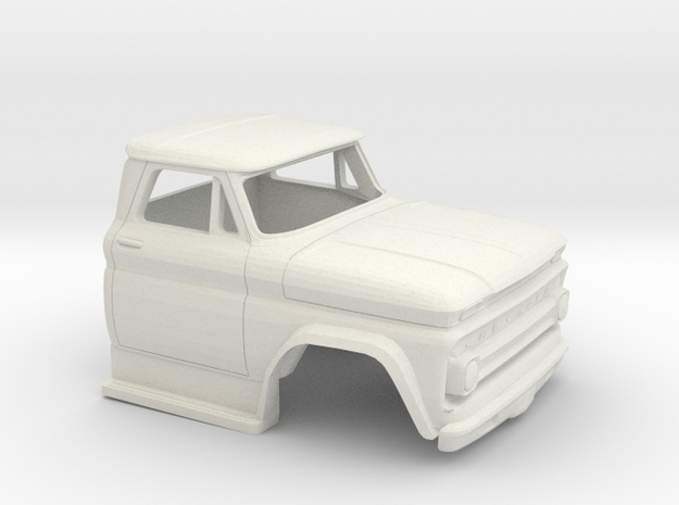 1/32 1963-66 Chevrolet C 50 Cab in White Natural Versatile Plastic