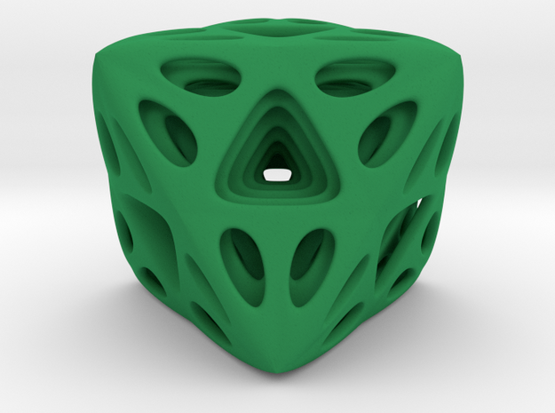 Nested Octahedron in Green Processed Versatile Plastic