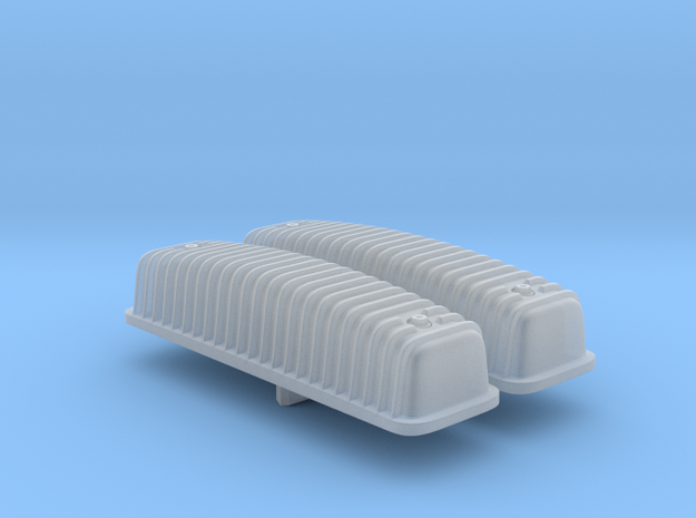 1/25 Ford Y-block Valve Covers, Ribbed
