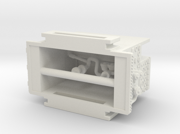 1/64 FDNY(ish) High Pressure pump section in White Natural Versatile Plastic