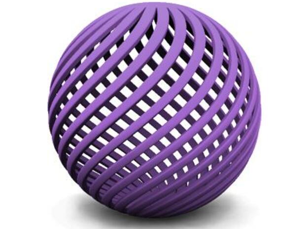 The Ball in White Natural Versatile Plastic