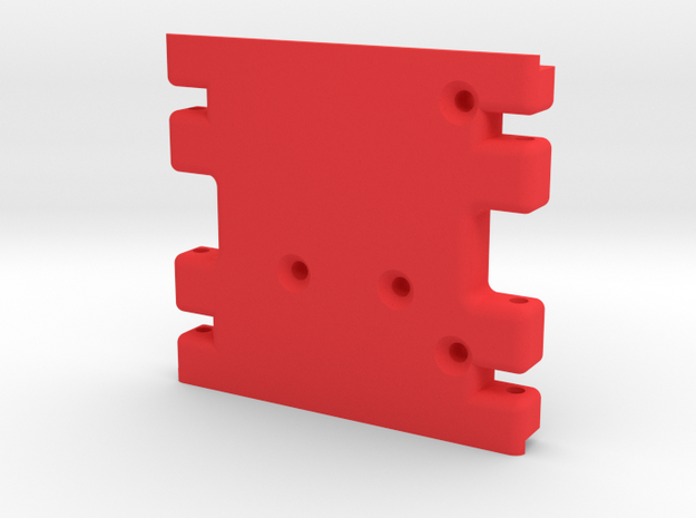 Krazed Builds Losi Skid in Red Processed Versatile Plastic