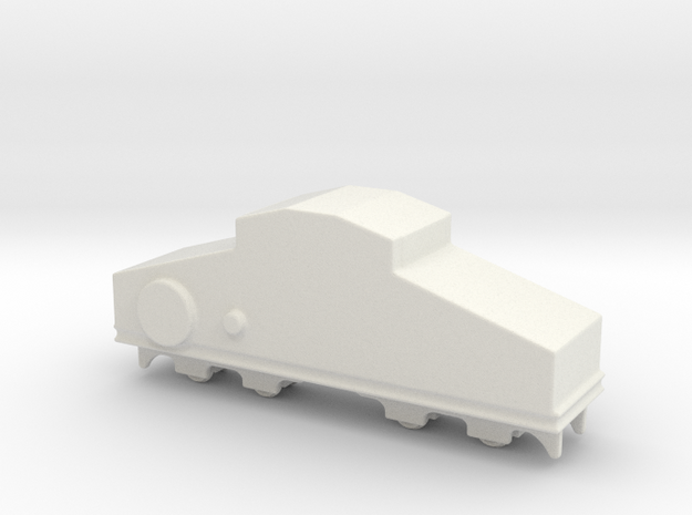 locomotive  Locotracteur Crochat 1/144 in White Natural Versatile Plastic