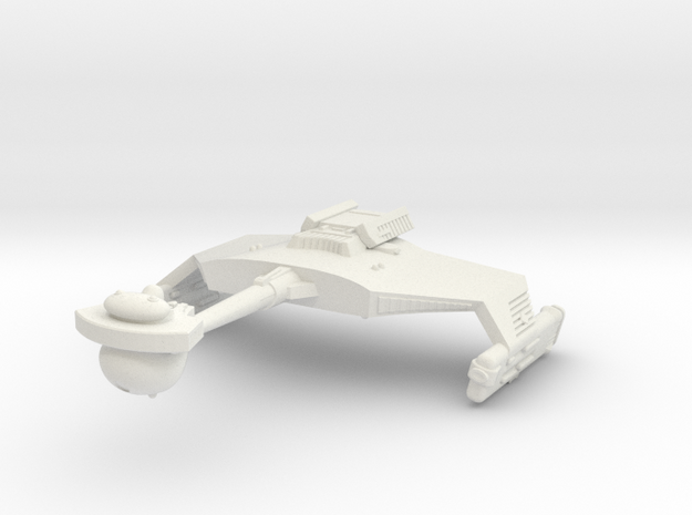 3125 Scale Romulan KDR War Cruiser WEM in White Natural Versatile Plastic