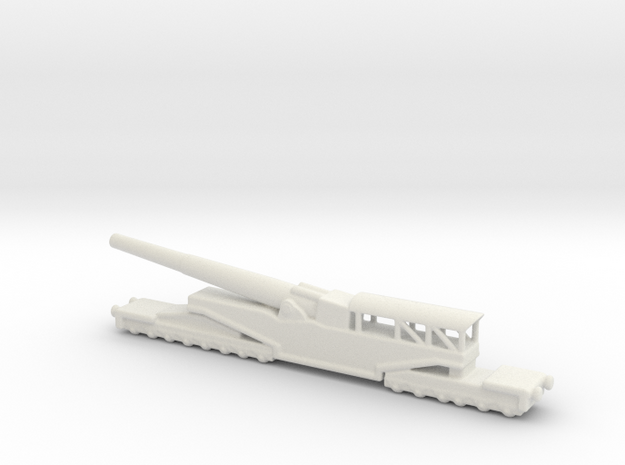 381/40  Italian railway artillery ww1 1/160  in White Natural Versatile Plastic