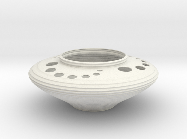 Bowl CC43 in White Natural Versatile Plastic