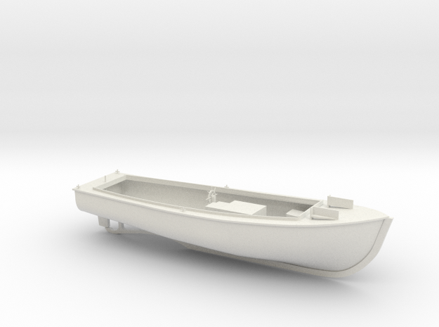 Kriegsmarine Verkehrsboot in 1:35 in White Natural Versatile Plastic