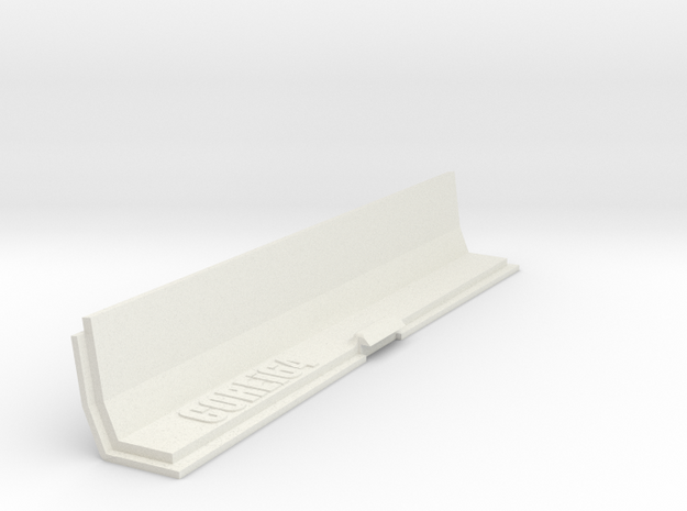Amiga 500 Expansion Port Cover in White Natural Versatile Plastic