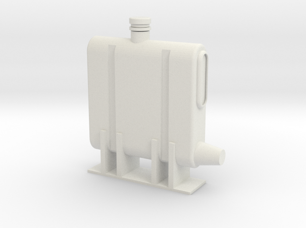 oil_tank1:4 for Lama or Alouette in White Natural Versatile Plastic