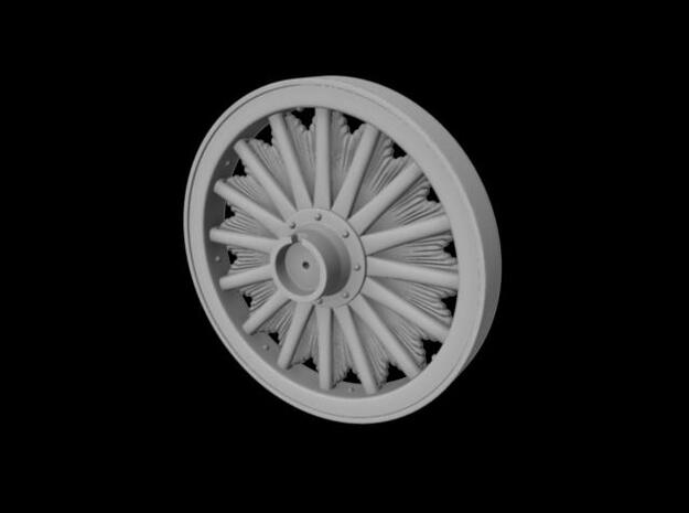 1/2" scale 44" Sunburst wheel. in White Natural Versatile Plastic