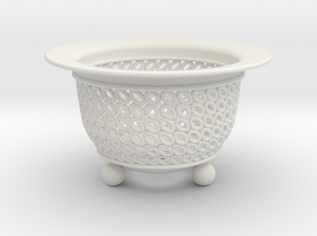 Neo Pot Ovals 2.5in.  in White Natural Versatile Plastic