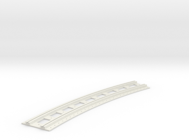 x-165bas-b2b-long-curved-r2-track-joiner-1a in White Natural Versatile Plastic