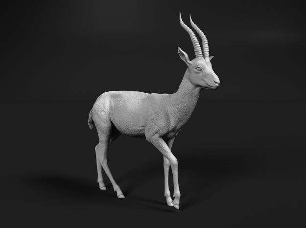 Thomson's Gazelle 1:12 Walking Male in White Natural Versatile Plastic