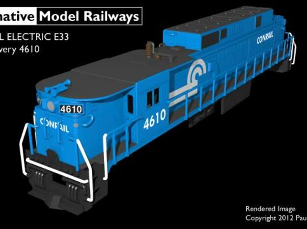 TTE3303 TT scale E33 loco - Conrail 4610 in Tan Fine Detail Plastic