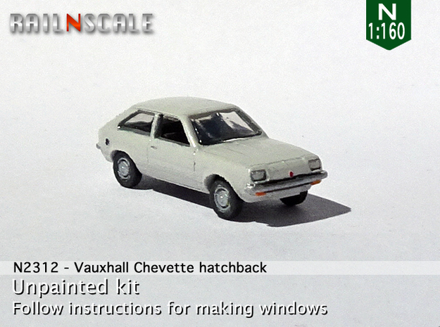 Vauxhall Chevette hatchback (N 1:160) in Tan Fine Detail Plastic