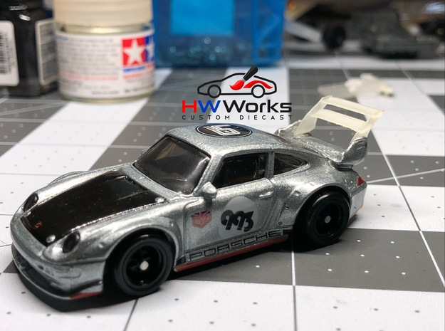 Set of 6 - Porsche RWB Rotana Wing  in Tan Fine Detail Plastic