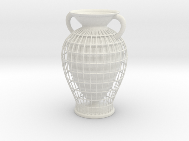 Vase 10233 (downloadable) in White Natural Versatile Plastic