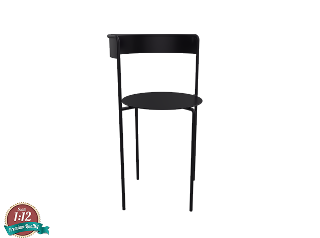 Miniature Avoa Chair - Pedro Paulø-Venzon in White Natural Versatile Plastic: 1:12