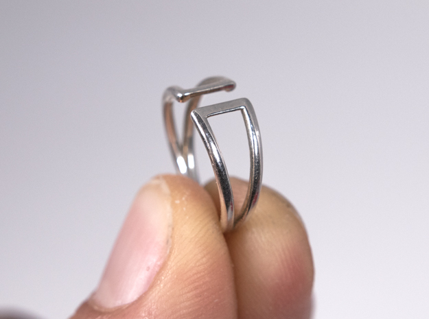 Sliver Ring in Polished Silver: 5.25 / 49.625