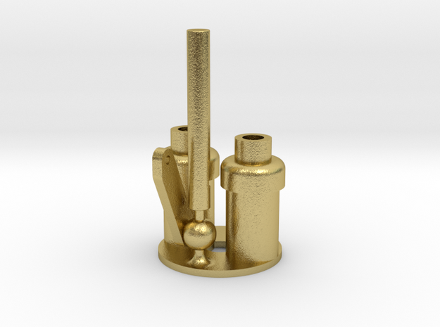 WD Hunslet Safety Valve Whistle Assembly (Meshed) in Natural Brass