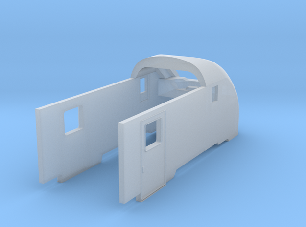 [N-1/160] Bloc cabine b5uxh [base Roco/Fleischmann in Smoothest Fine Detail Plastic