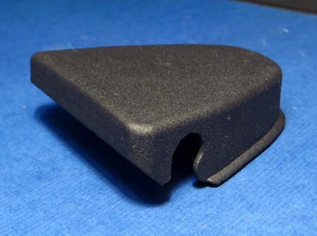 308 SEAT BELT TOP BOLT COVER in Black PA12