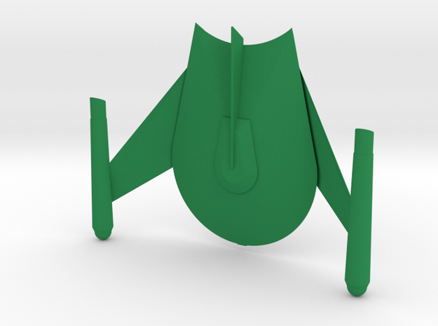 Romulan Star Empire - Bird of Prey (TOS) in Green Processed Versatile Plastic