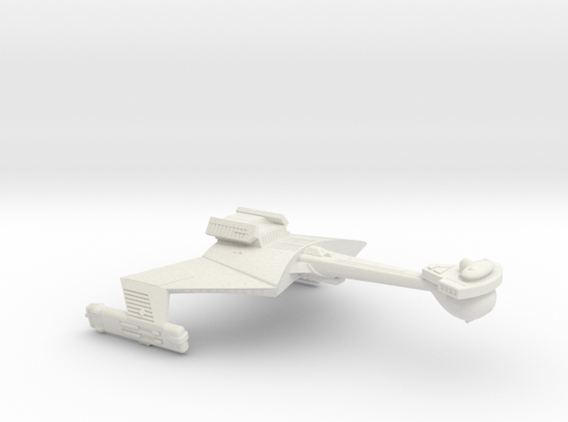 3125 Scale Klingon C7B Heavy Battlecruiser WEM in White Natural Versatile Plastic
