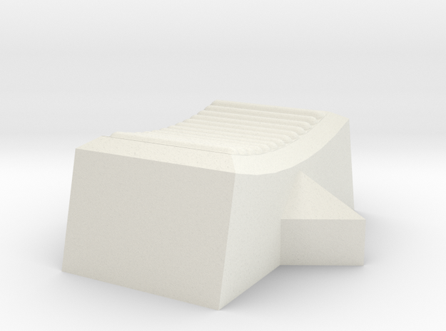 Console slider in White Natural Versatile Plastic