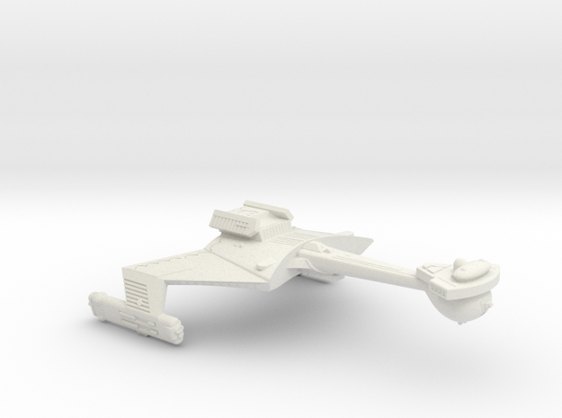 3788 Scale Romulan KCR Heavy Battlecruiser WEM in White Natural Versatile Plastic