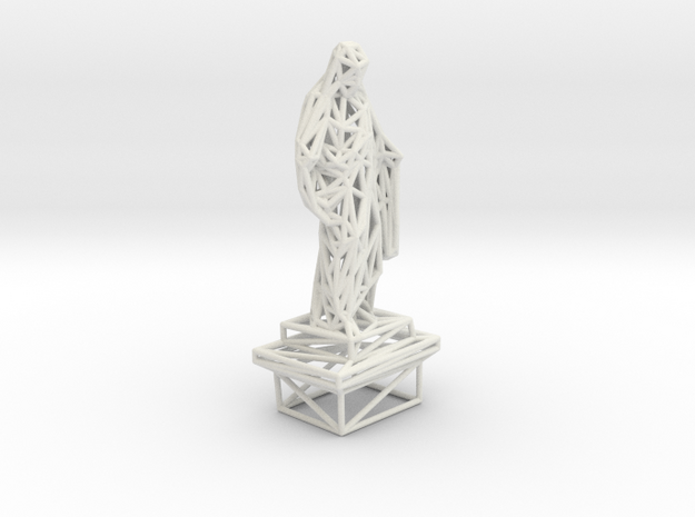 Christ statue in White Natural Versatile Plastic