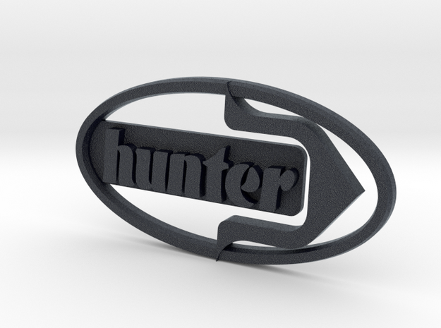 Hunter buggy badge in Black PA12