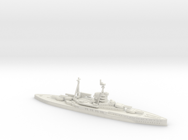 HMS Revenge 1/1800 (WWII) in White Natural Versatile Plastic