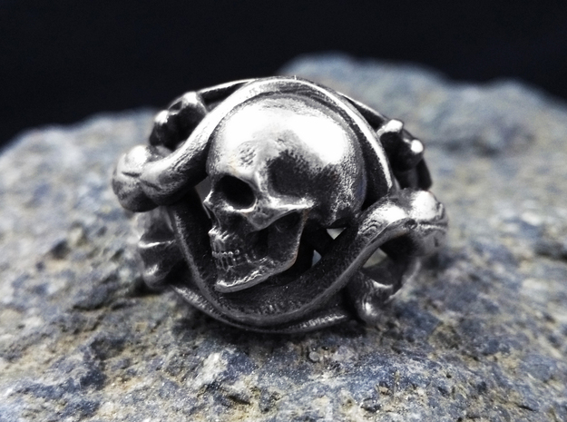 Skull Ring Memento Vivere