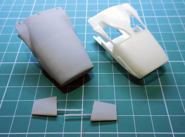 1/20th Lotus 49B nose cone in Clear Ultra Fine Detail Plastic