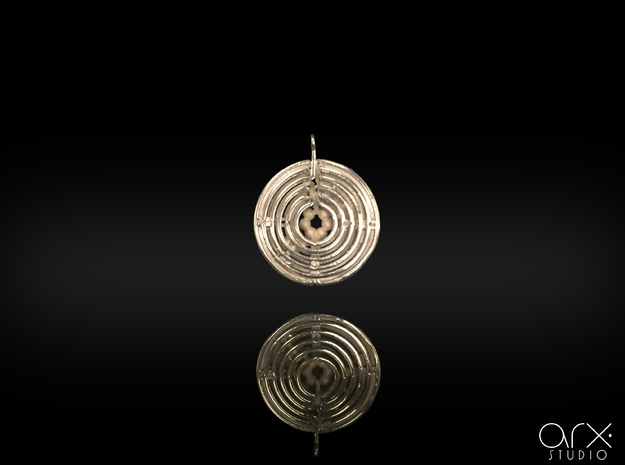 Asterion's Pendant in Polished Silver