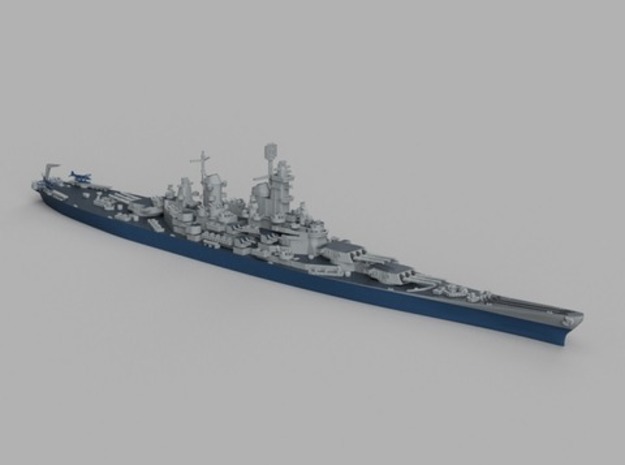 1/1800 USS Iowa 1943 in Tan Fine Detail Plastic