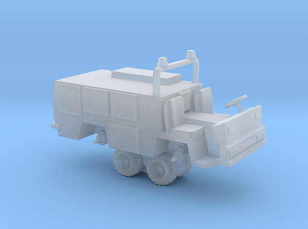 1/87 Scale Mini Fire Truck in Tan Fine Detail Plastic