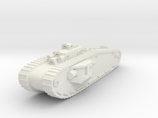 Mk VIII Liberty Tank (U.K. & U.S.) in White Natural Versatile Plastic
