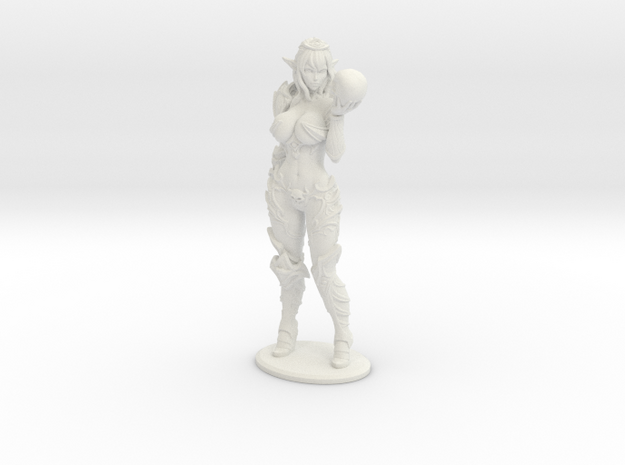  Dark Queen Syx VARIANT - 200mm (approx 8 inches) in White Natural Versatile Plastic