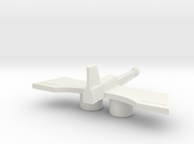 Acroyear Drone in White Natural Versatile Plastic