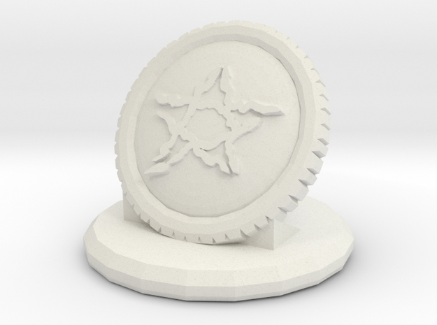 Betrayal At House On The Hill Omen - Medallion in White Natural Versatile Plastic